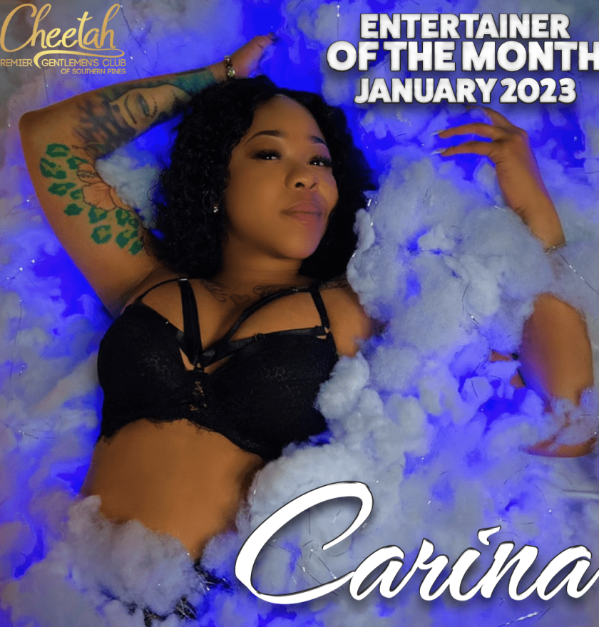 January 2023 Entertainer of the Month Carina